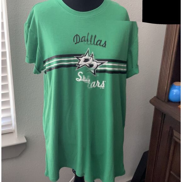 NHL Authentic/ Dallas Stars Hockey Tee - Picture 1 of 3
